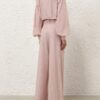Stripe Wide Leg Pant Pink Stripe Online