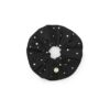 Studded Silk Scrunchie Black Online Studded Silk Scrunchie Black Online