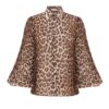 Sunray Collared Shirt Leopard Online