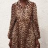 Sunray Collared Shirt Leopard Online