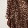 Sunray Pleated Skirt Leopard Online