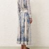 Wanderlust A-Line Maxi Skirt Blue Toile Online