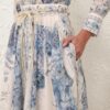Wanderlust A-Line Maxi Skirt Blue Toile Online