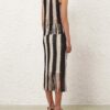 Wanderlust Macrame Maxi Skirt Black/Ivory Online