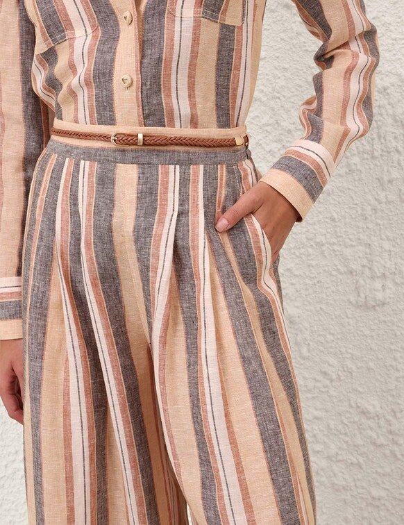 Wanderlust Stripe Pant Tan Multi Stripe Online Wanderlust Stripe Pant Tan Multi Stripe Online